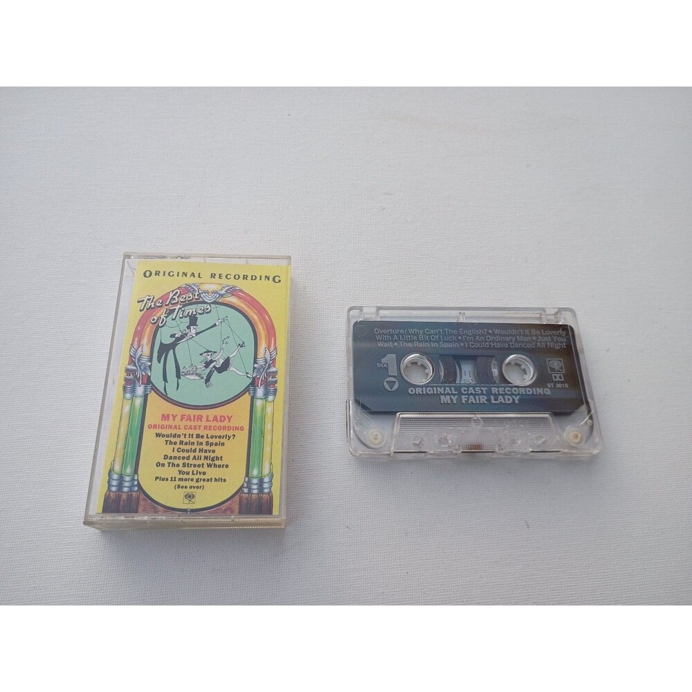 Original Cast Recording My Fair Lady Cassette 1980 Capitol Records